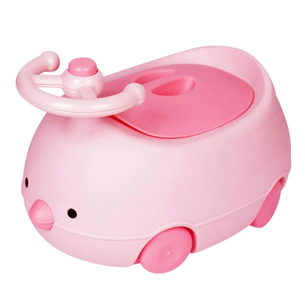 Детский стул для туалета и горшка крепкая Комфортная ручка в форме руля легко