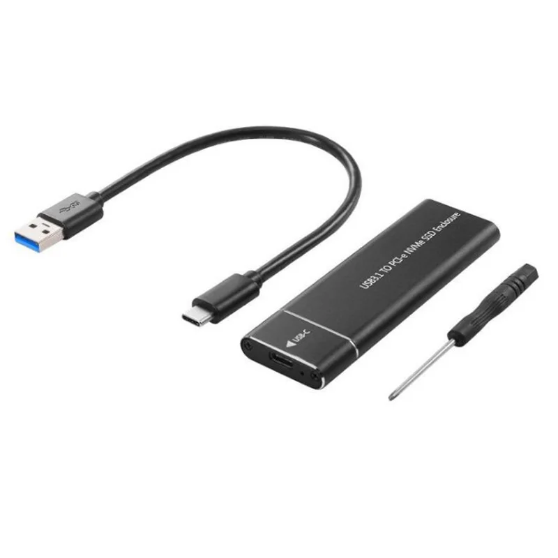 Корпус твердотельного накопителя USB3.1 Type C на M.2 M Key NVMe PCIE SSD 10 Гбит/с M2 2280|Корпус