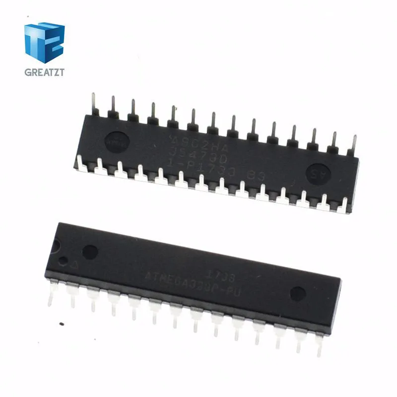 1 шт./лот ATMEGA328P-PU ATMEGA328-PU чип ATMEGA328 микроконтроллер MCU AVR 32K 20MHz FLASH DIP-28 | Электронные