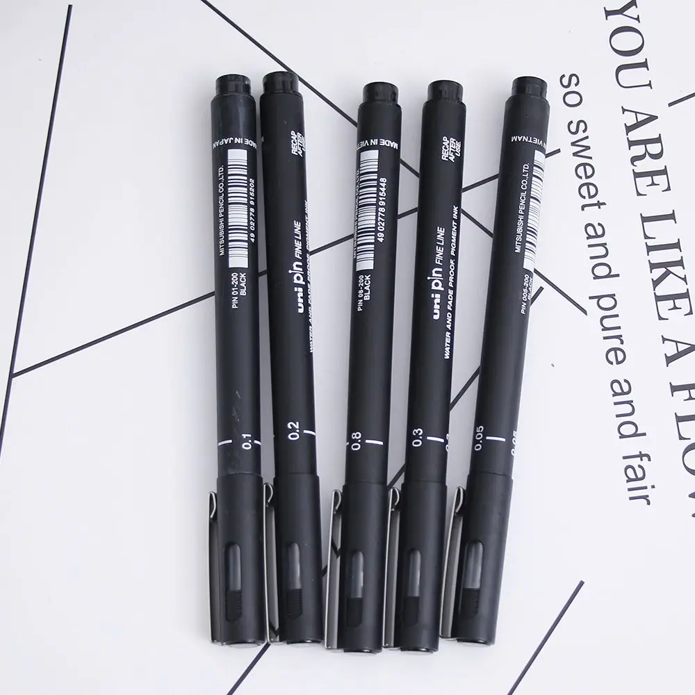 Горячая DIY Fineliner Pigma Микрон ручка для рисования водонепроницаемый Аниме комиксов прочный художественный маркеры подарок