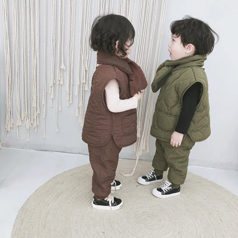 2018 Зима Новое поступление корейский стиль хлопок чистый цвет утолщенные теплые