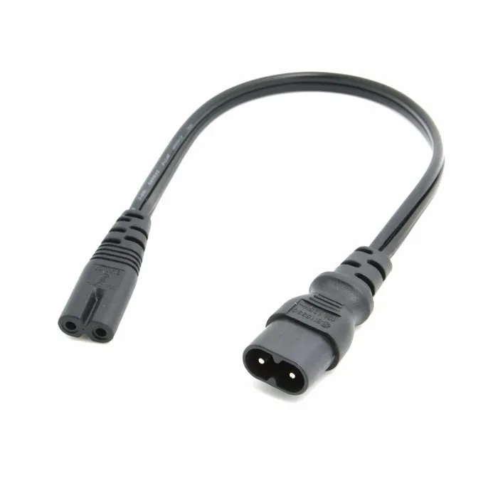 IEC 60320 C8 Plug to C7 Receptacle Male Female Power Extension cord Supply Main Adapter Cable 30cm 1ft 1.8m 6ft 5m 16ft | Компьютеры и