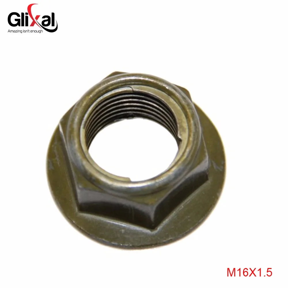 Glixal GY6 49cc 50cc 125cc 150cc Фланцевая гайка заднего колеса для 139QMB 152QMI 157QMJ китайский