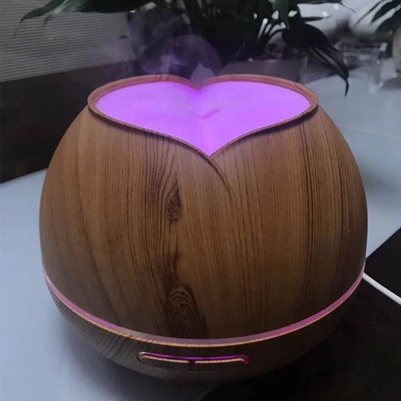 400ml Air Humidifier Essential Oil Diffuser Ultrasonic Cool Mist Maker Fogger with LED Aroma Lamp Electric Aromatherapy | Бытовая