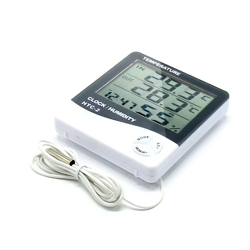 Digital Thermometer Temperature Sensor Black White Indoor Hygrometer Home Supplies Professional Humidity Meter | Инструменты