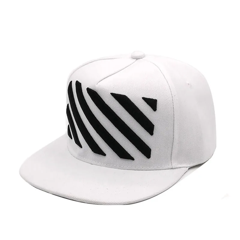 Kioninai/Модная бейсбольная кепка в стиле хип хоп унисекс дизайн черно белую полоску