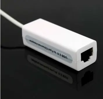 White USB 2.0 Male To Ethernet RJ45 Female Network LAN Cable Adapter 10/100Mbps | Компьютеры и офис