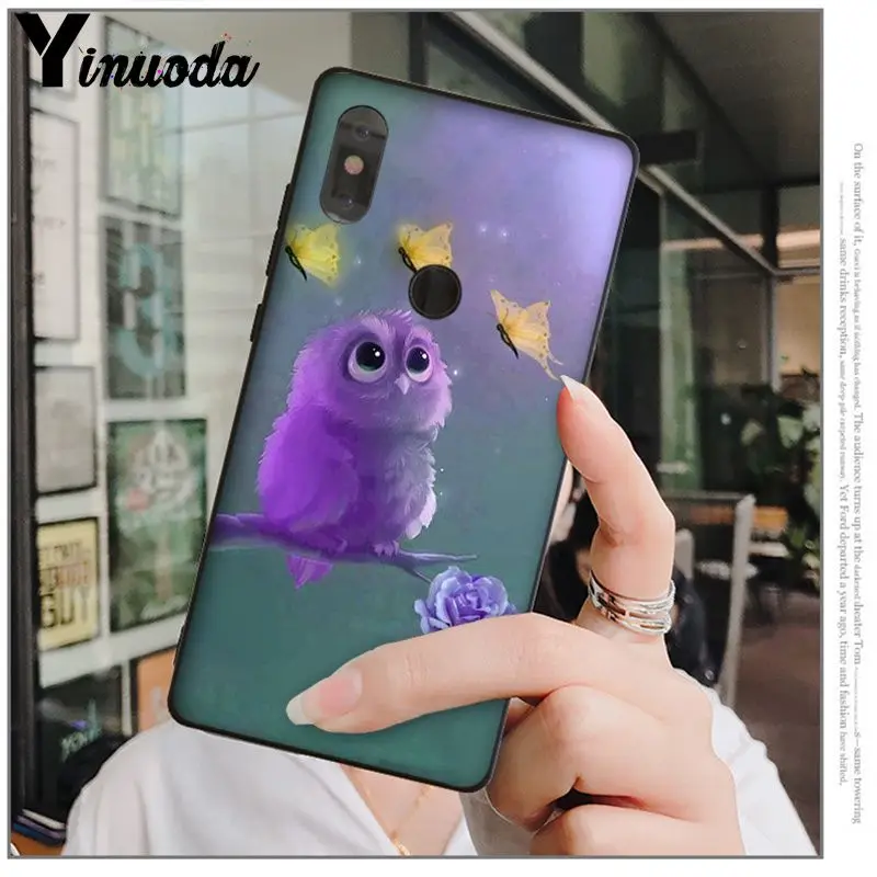 A15 Yinuoda мультяшный милый чехол для телефона с изображением совы для Xiaomi mi 6 8 SE Note 3 mi Note 3 mi x 2 2s Res mi 5 Coque Shell - Цвет: A15