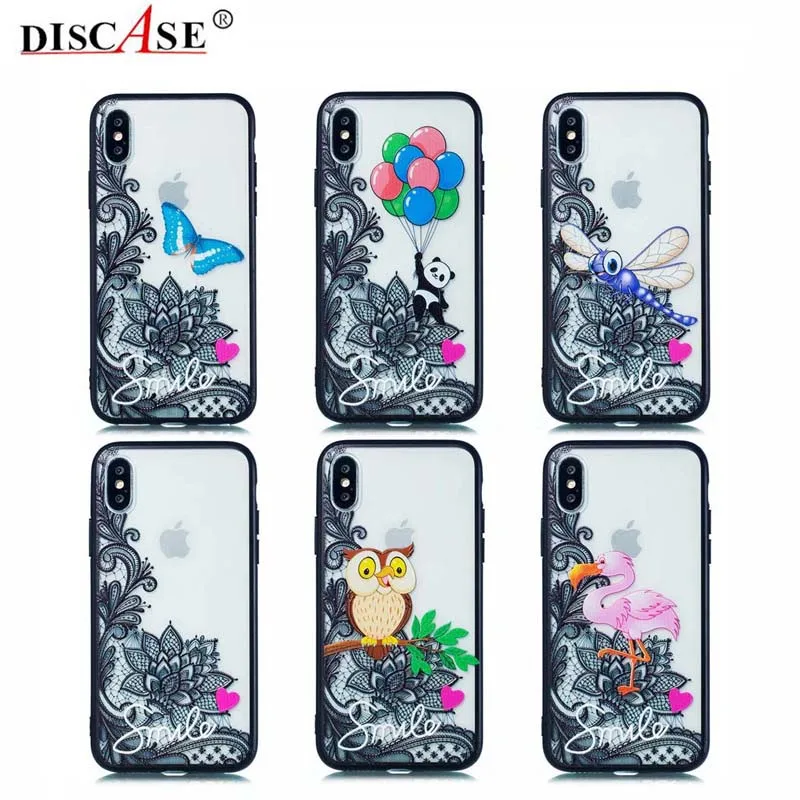 DISCASE для iphone 8 Plus 6 S 7 мобильных чехол телефона Xs Max XR охватывает прекрасный