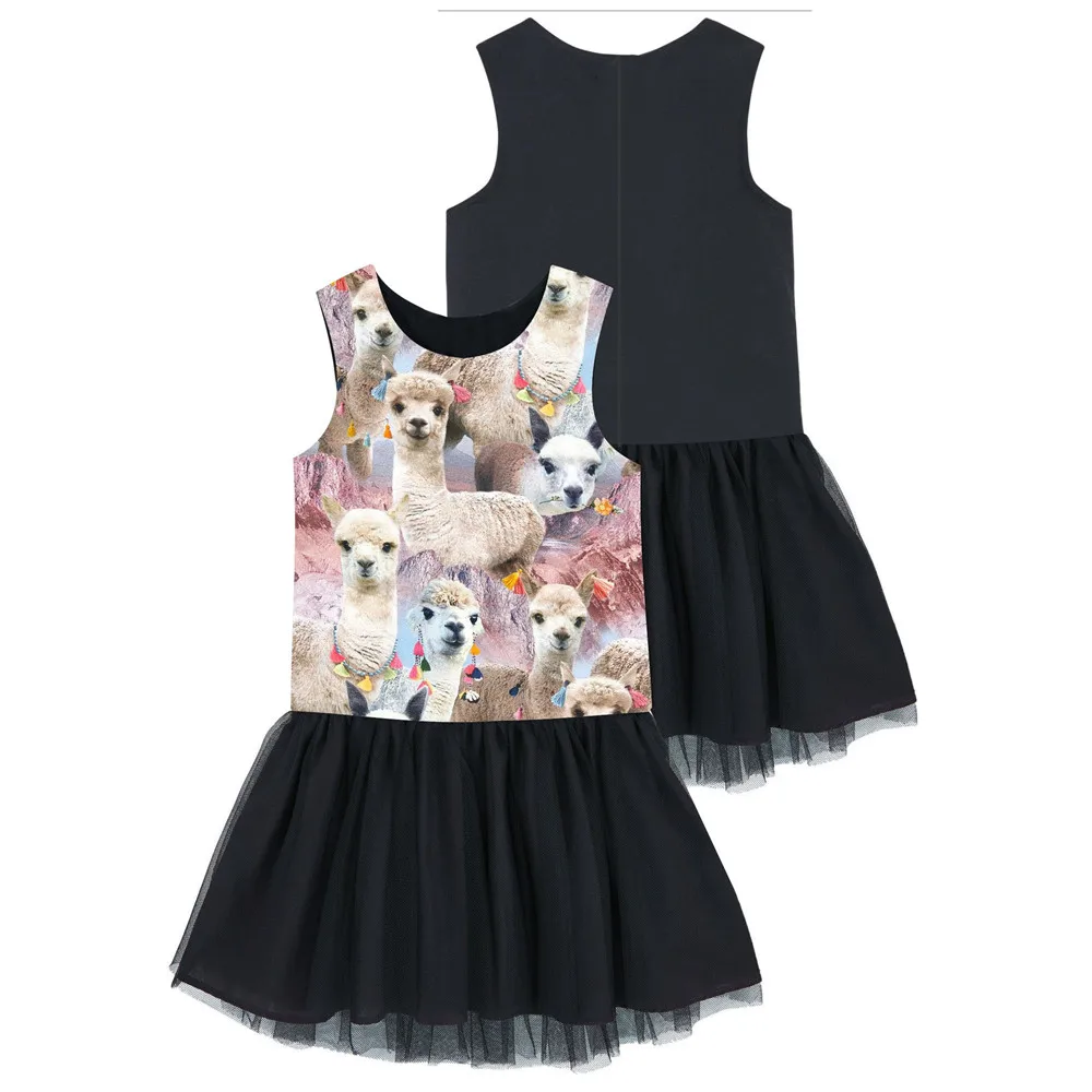 Кружевные платья для маленьких девочек с красивым цветочным принтом маленькая