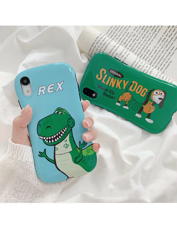 GlamPhoneCase чехол для телефона с рисунком динозавра собаки iPhone X XS Max XR Мягкий
