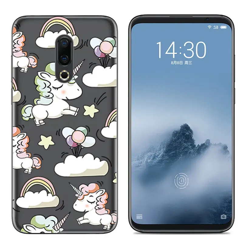Case for Meizu 16 16X 16th Plus Soft TPU Back Cover M5 note M6 M5C MX6 M6S Pro 6 Silicone Protective Fundas |