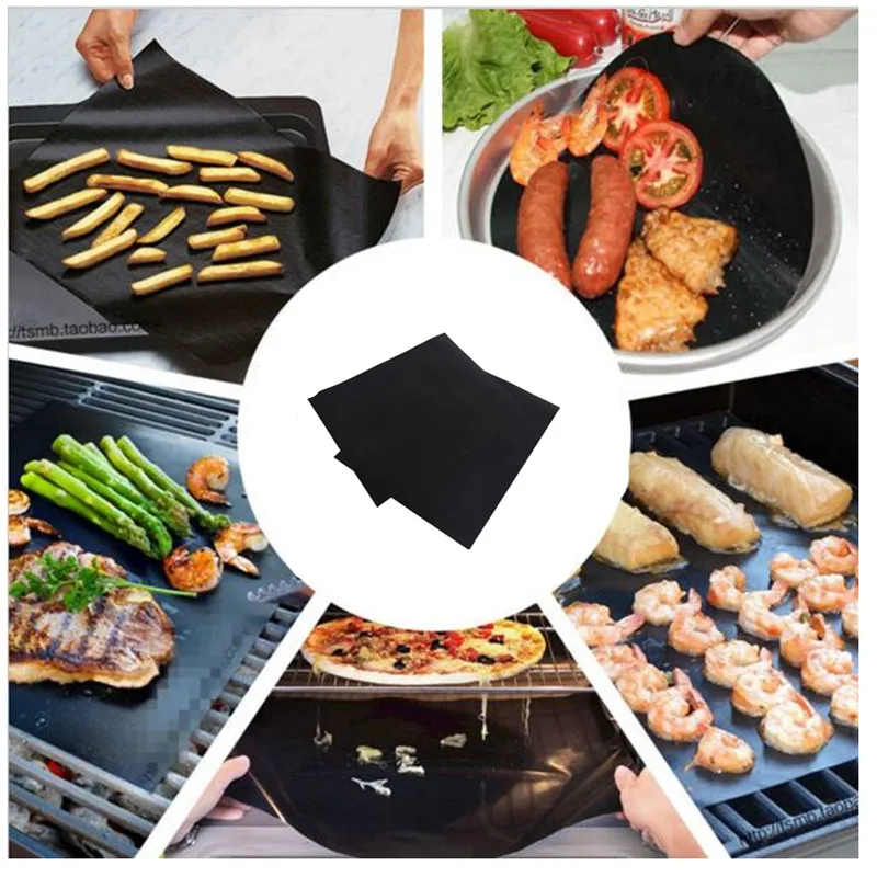 Коврик для барбекю и гриля термостойкая антипригарная Подставка под сковороду