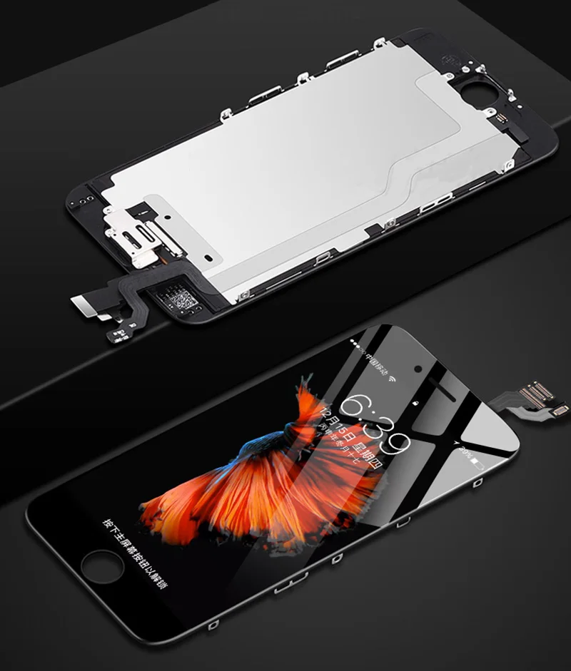 /копирующий ЖК-дисплей BFOLLOW для iPhone 6S 6S Plus AAA, экран в сборе, дигитайзер, сменная рамка из закаленного стекла, наклейка