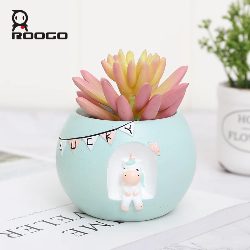 Цветочный сад Roogo Фотофон современный красный желтый синий горшок для растений
