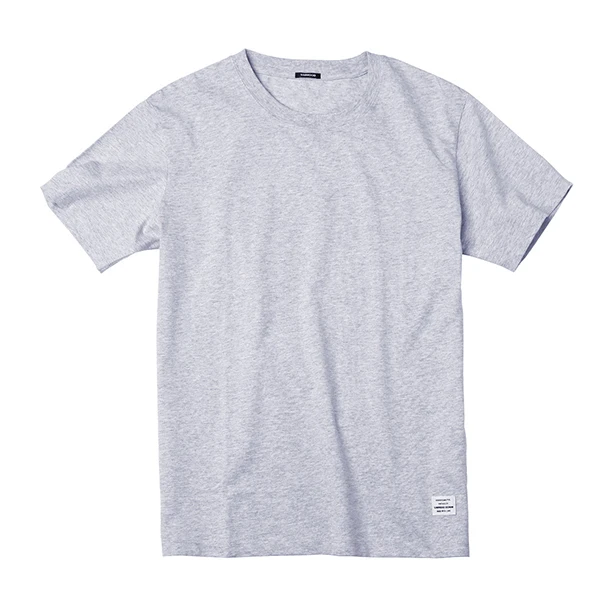 floral gray SIMWOOD, летняя новая мужская футболка из хлопка, одноцветная Повседневная футболка с круглым вырезом, высокое качество, плюс размер, Мужская футболка 190004 - Цвет: floral gray