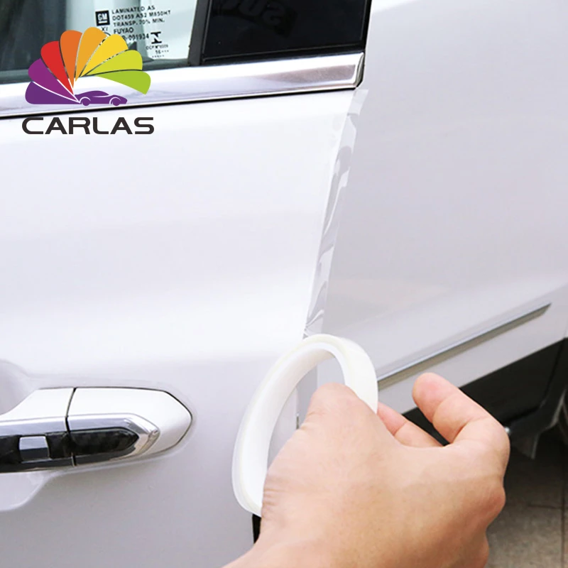 

CARLAS Transparent Self Adhesive Door Edge Film Paint Protection PVC Free Shipping