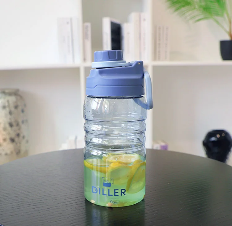 blue 1L 1Л 1.5л 2л большой емкости бутылки для воды для занятий спортом на открытом воздухе, таких как баскетбол для футбола и бега, скалолазание спортивная чашка - Цвет: blue 1L