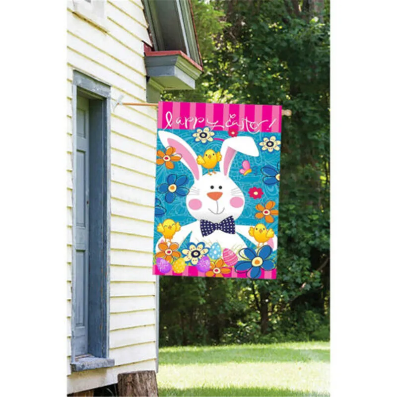 30x45 см пасхальное крест сад флаг религиозные Он воскрес двор на открытом воздухе