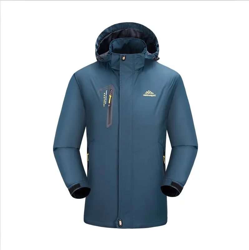 Royal blue jacket Мужская куртка, весна, уличная походная куртка, водонепроницаемая, ветрозащитная, весенние спортивные пальто, ветровки для кемпинга, походов, походов - Цвет: Royal blue jacket