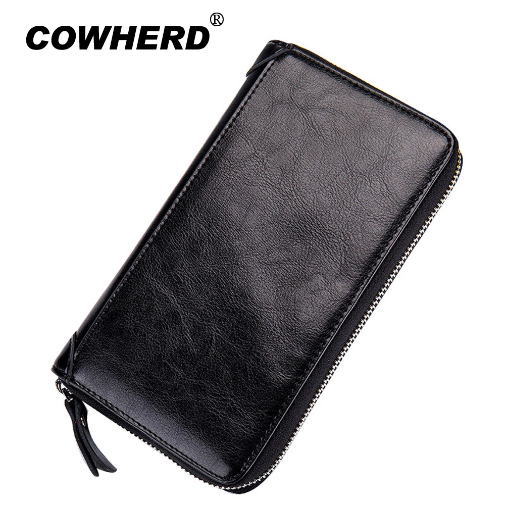 Обложка для паспорта из натуральной кожи COWHERD дорожный кредитный кошелек мужчин