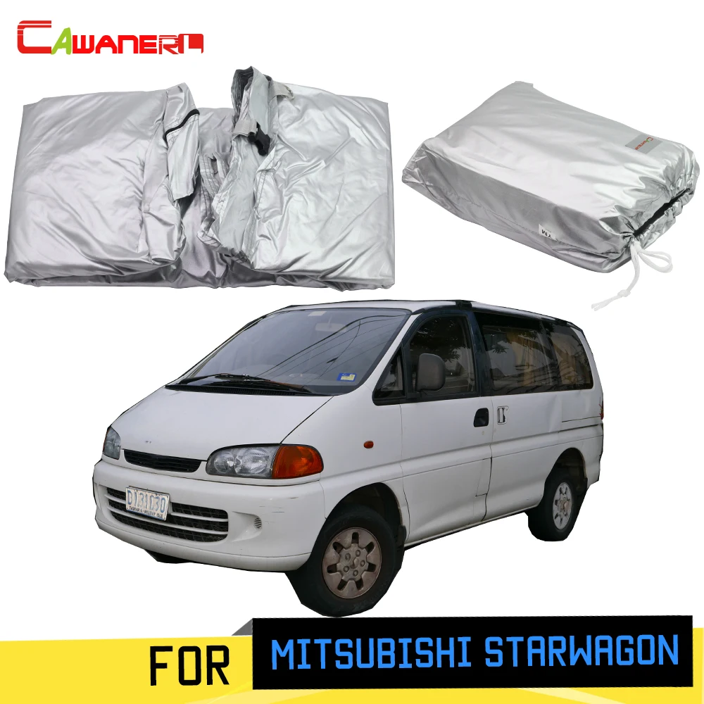 Cawanerl For Mitsubishi Starwagon 1994-2007 Car Cover MPV Sun Shade Anti-UV Rain Snow Scratch Resistant Windproof Cover