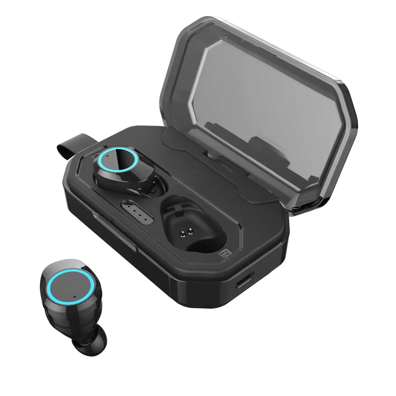 TWS-G02 Bluetooth V5.0 стерео беспроводные наушники HIFI Звук Музыка Спорт гарнитура IPX7 водонепроницаемый для Xiaomi huawei samsung - Цвет: G01
