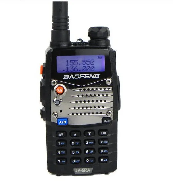 DHL Бесплатная доставка + BAOFENG UV-5RA UHF VHF Dual Band/Dual Watch 5 Вт 128 канальная двухсторонняя