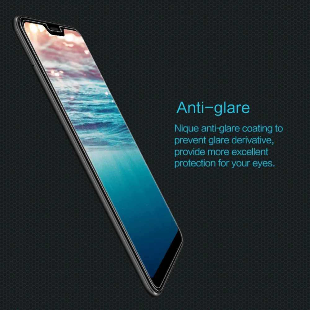 Оригинальное закаленное стекло NILLKIN с плоским краем для Xiaomi Redmi 6 Pro Amazing 9H 0,33 мм Защитная пленка для экрана для Redmi 6 Pro