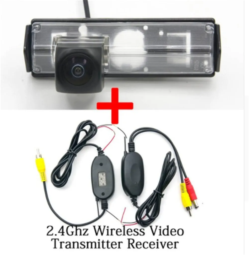 Camera with wireless 1080P MCCD рыбий глаз камера заднего вида парковочная Автомобильная камера заднего вида для mitsubishi pajero Sport Grandis автомобильная камера - Название цвета: Camera with wireless