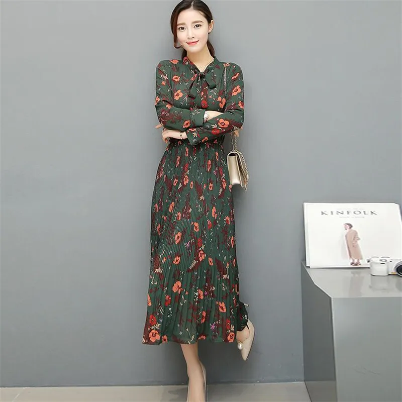 Повседневное платье трапециевидной формы с круглым вырезом для женщин сезон