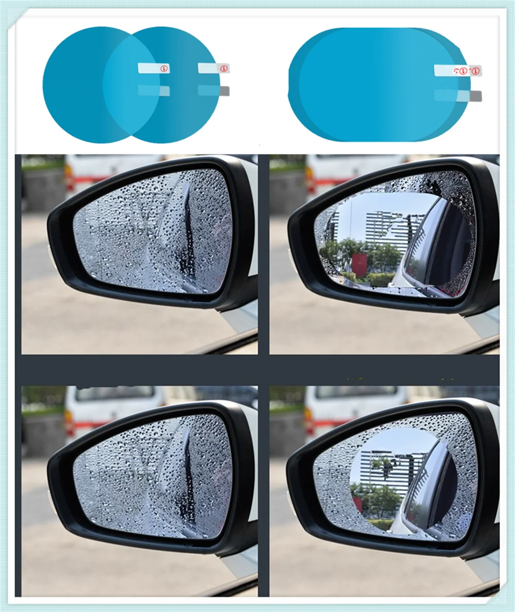 2 шт. зеркало заднего вида с защитой от дождя пленка Обувь из водонепроницаемого