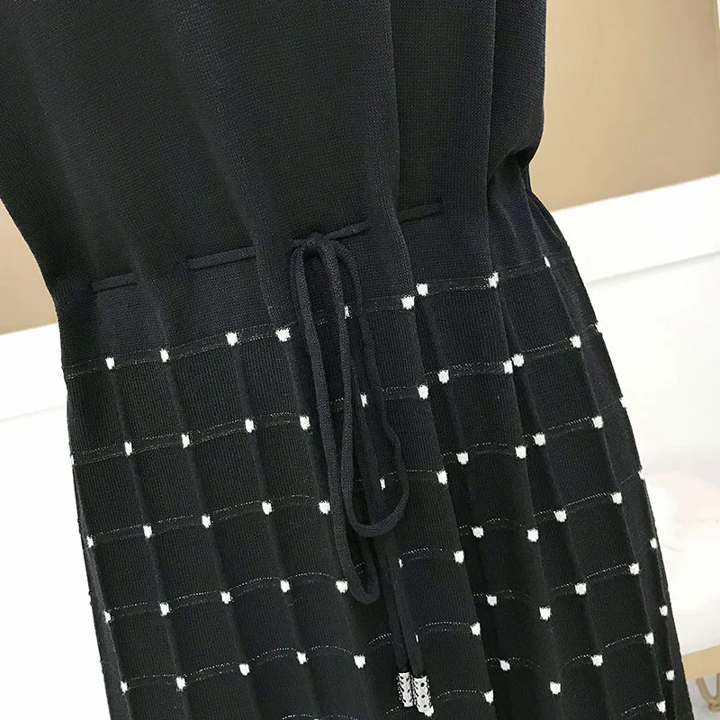 Для женщин трикотажные платья для новый свитер длинное платье в обтяжку