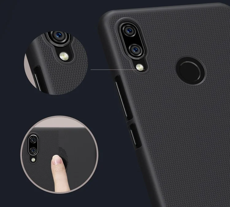 Для huawei nova 3i чехол-накладка на заднюю панель 6,3 ''NILLKIN матовая жесткая задняя крышка из поликарбоната Подарочный держатель для телефона для huawei P smart Plus чехол