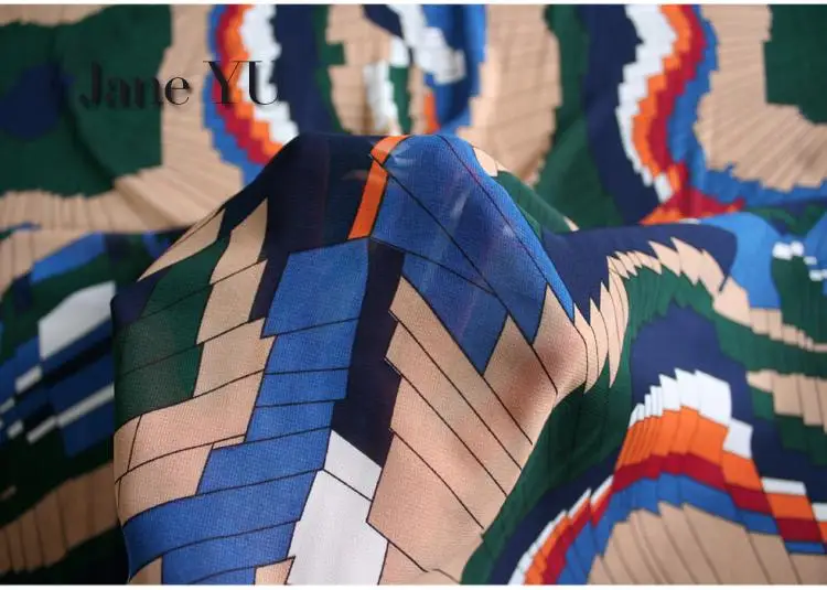 JaneYU модные личности европейский и американский цвет абстрактный геометрический