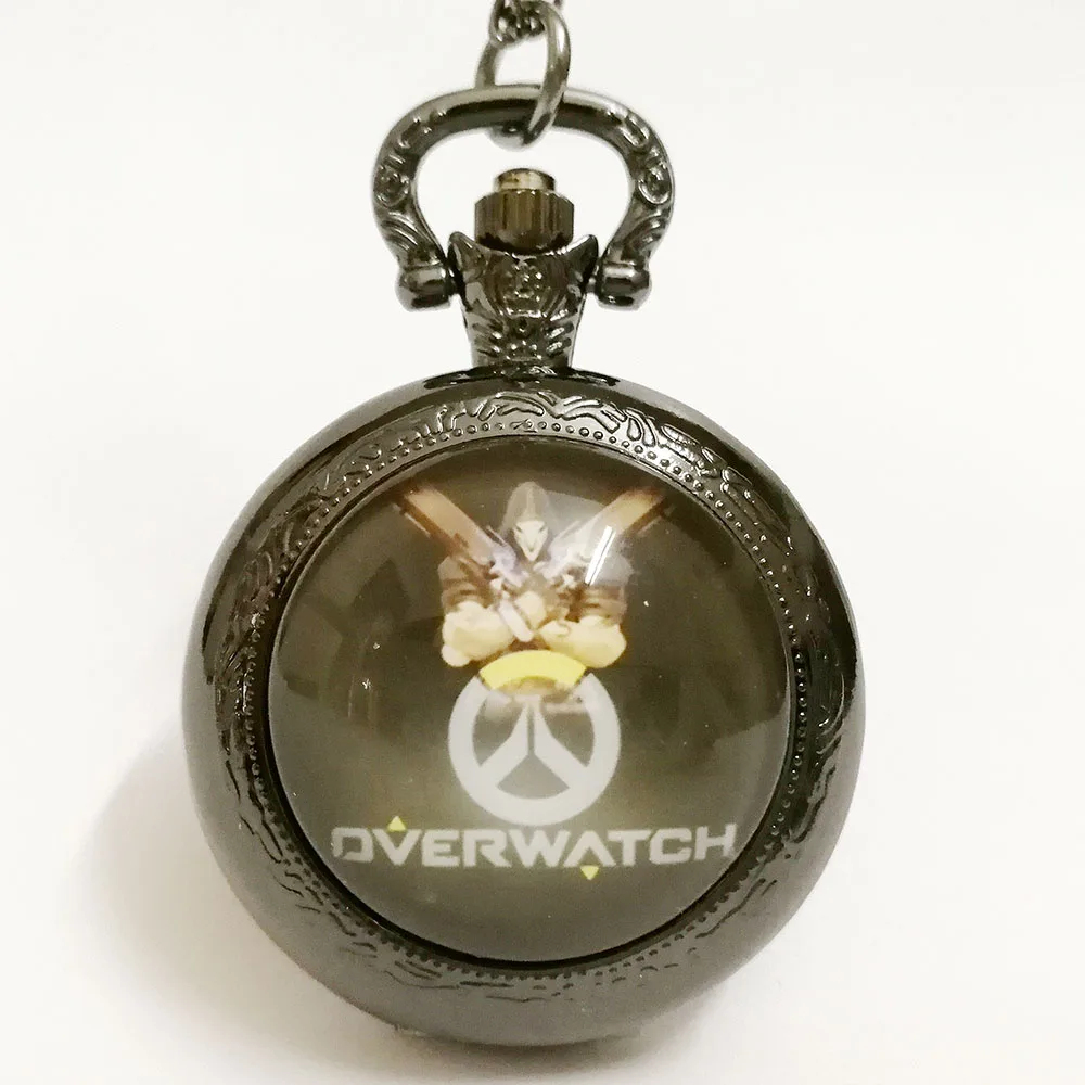 Новые модные популярные игры Overwatch черный/серебристый/бронза кварцевые