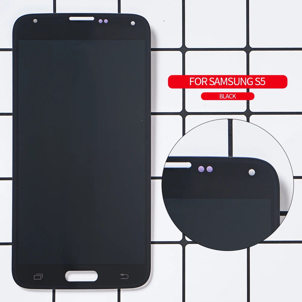 ЖК дисплей SUPER AMOLED для Samsung Galaxy S5 Neo сенсорный экран с дигитайзером в сборе LCD i9600 G900F