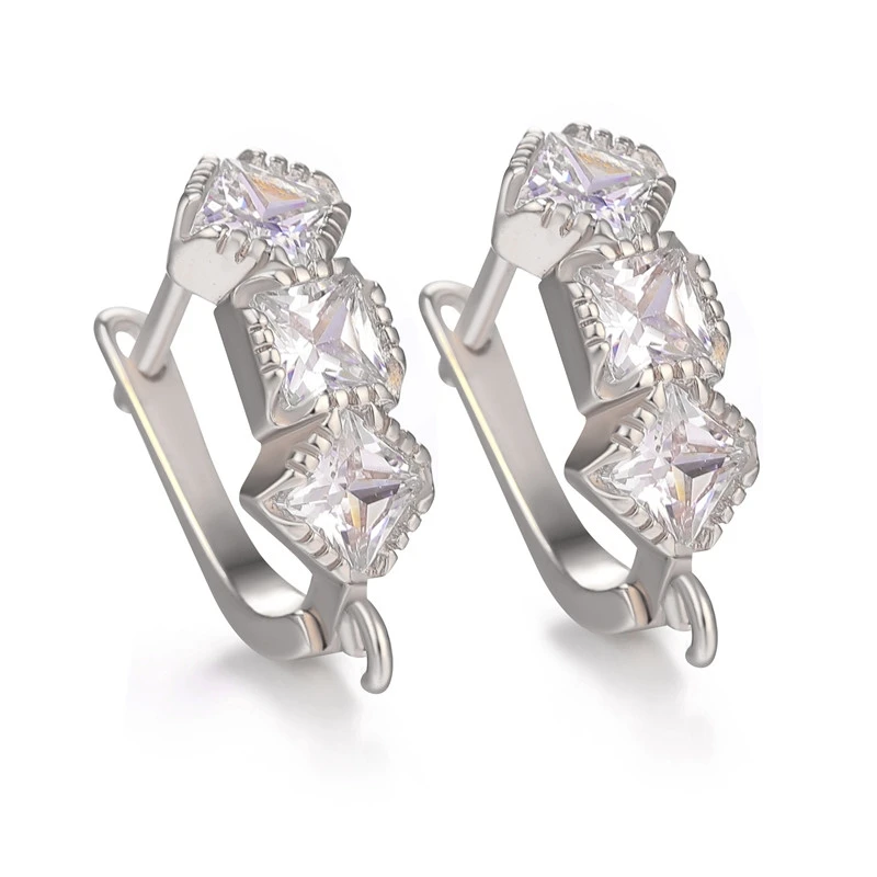 White Gold Juya, новинка, швензы, сделай сам, серьги, фурнитура, золото/серебро, креативный, базовый, застежка, серьги, крючок, аксессуары для изготовления сережек ручной работы - Цвет: White Gold