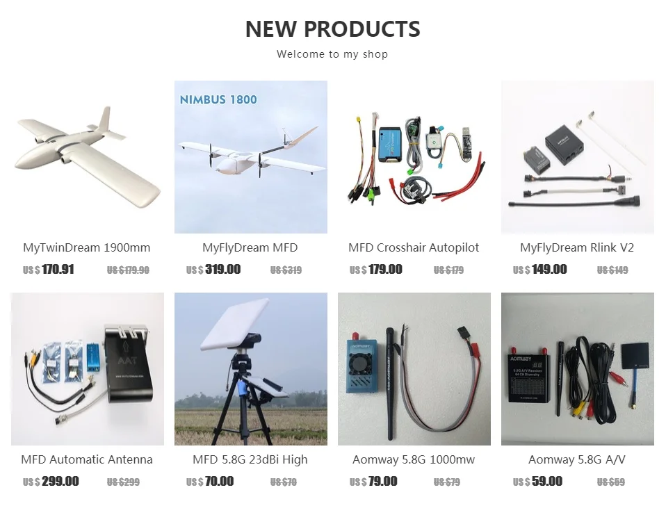 MyFlyDream автопилот MFD блок автопилота x 1 LS20033 gps x 1 100A для fpv самолета