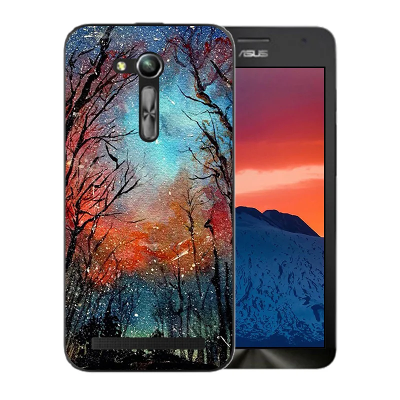 4 5 дюйма для Asus ZB450KL чехлы телефонов с рисунком звездного неба Zenfone GO 2nd Gen ZB452KG