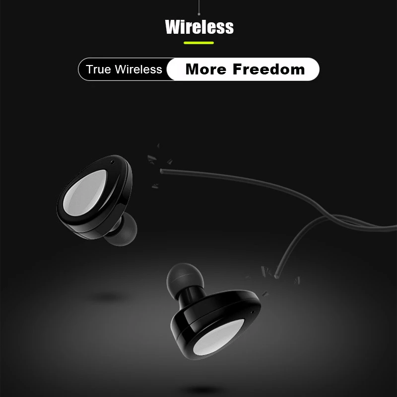 Наушники вкладыши Ubit K2 беспроводные Bluetooth наушники с портативным зарядным