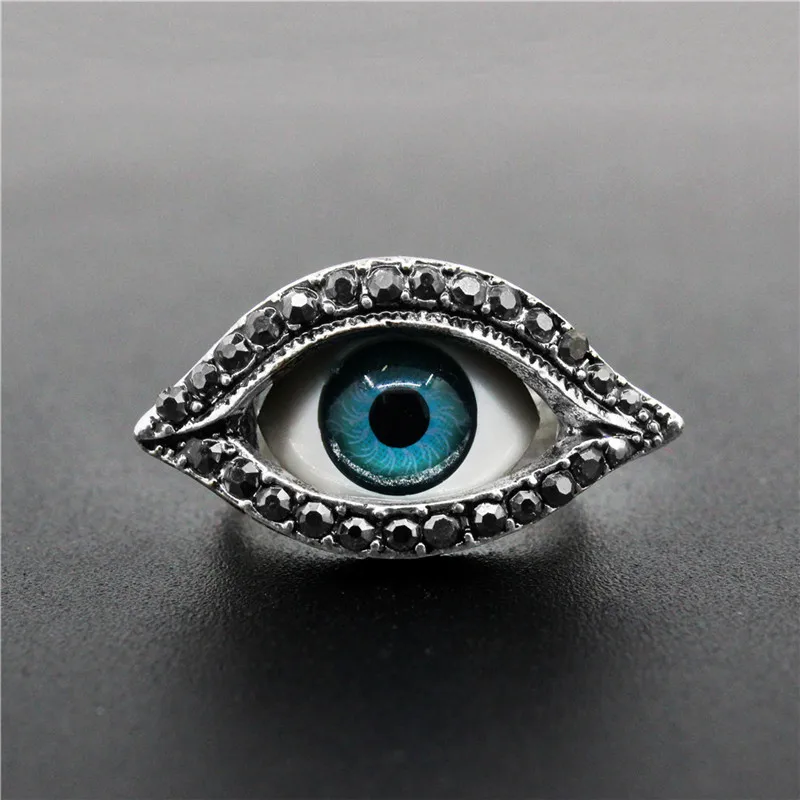 Anstory в стиле панк Синий Зло Средства ухода для век циркон горный хрусталь