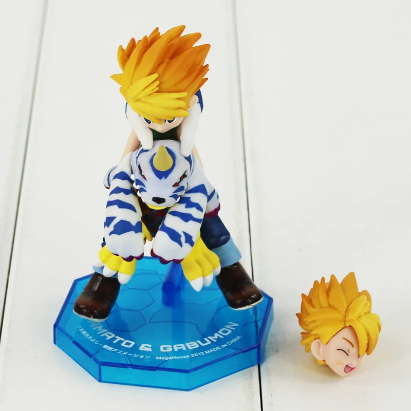 4'𧄌m Digitale Digimon Figura Исида Ямато и Azione ПВХ Рисунок Gabumon Colletion модель игрушки |