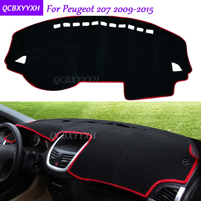 Для peugeot 207 2009- коврик на приборную панель защитный интерьер Photophobism коврик тент подушка для автомобиля Стайлинг авто аксессуары