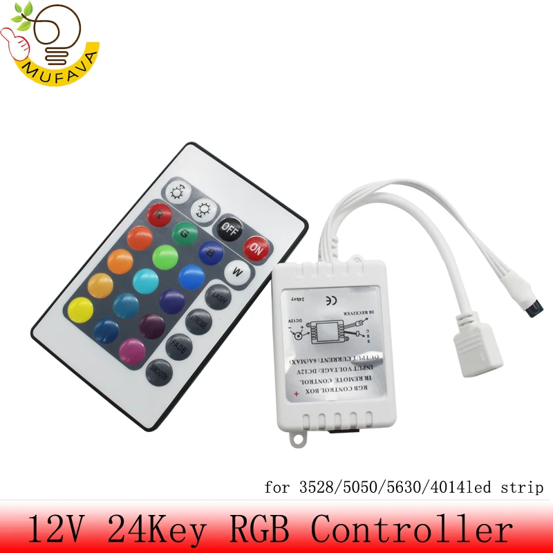 DC 5 ~ 24V RF беспроводной пульт дистанционного управления диммер 24/44 клавиши общие