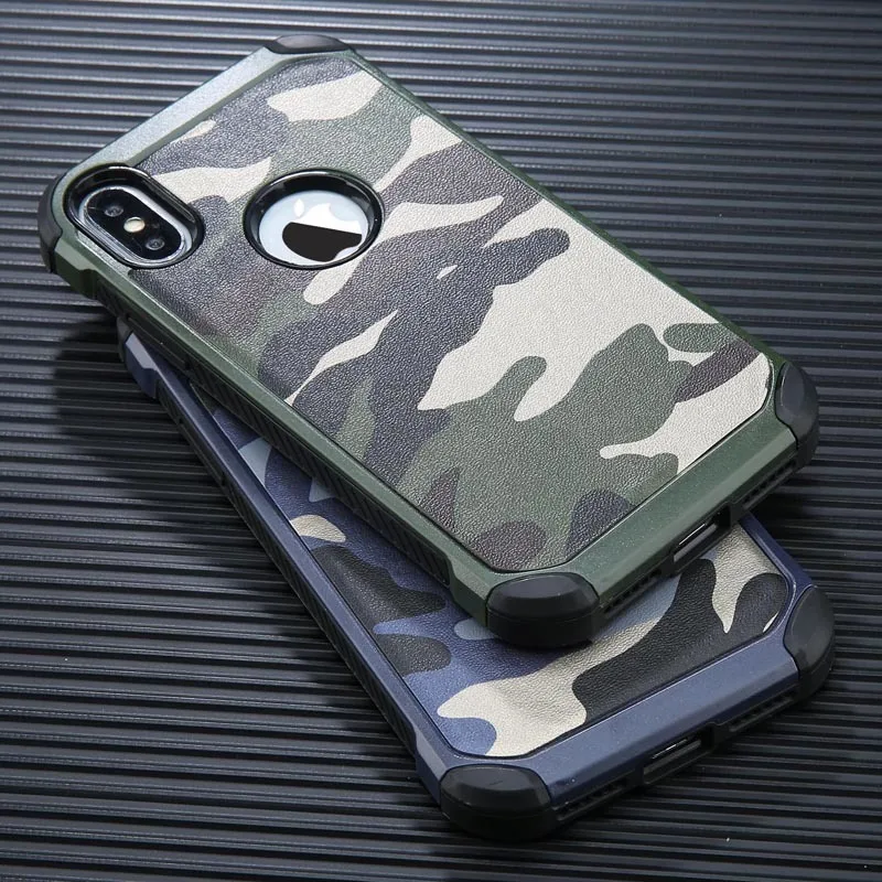 Красивые камуфляжные чехол для телефона iPhone 6 6s 7 Plus камуфляж s противоударный