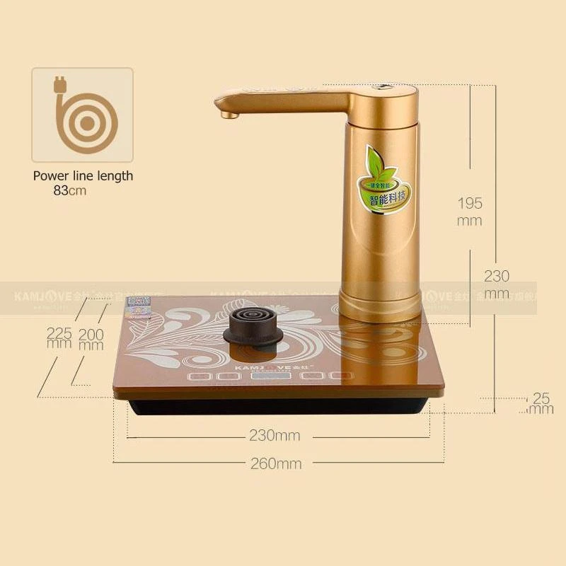 KAMJOVE умная электрическая нагревательная плита 304 из нержавеющей стали