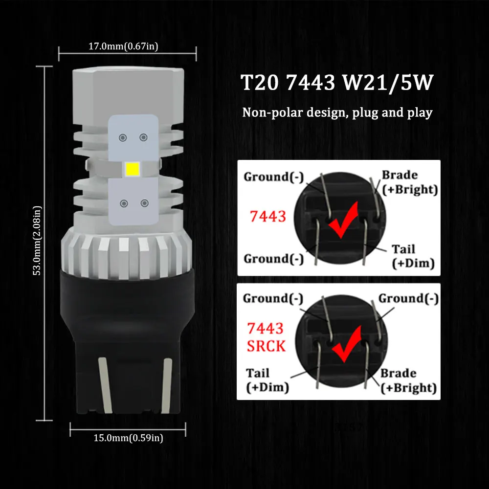 BMT Canbus W21/5W W21W P21W светодиоды led светодиодные лед лампы для авто 1156 1157 BA15S LED BAY15D T20 7440