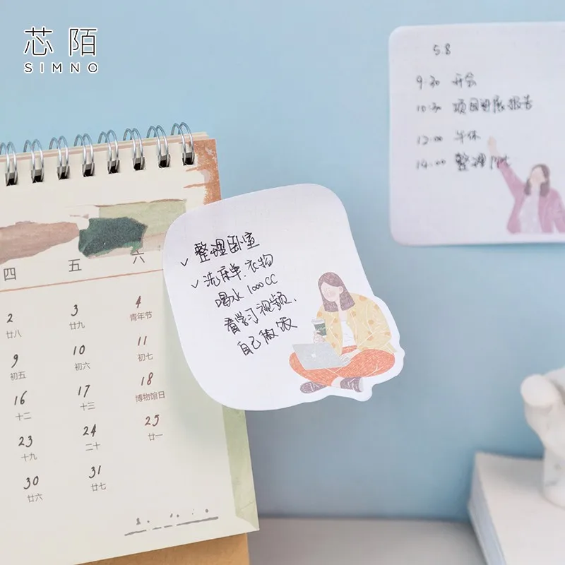 30 листов/Блокнот хороший день Блокнот N Times Sticky Notes Index бумажный разделитель наклейки самоклеящиеся клейкие бумажные закладки