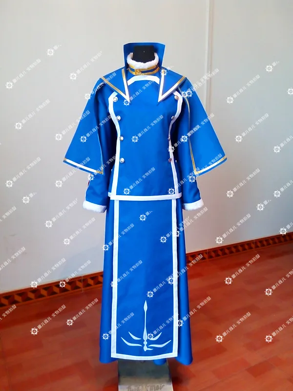 Аниме! Fate Stay night Prototype Saber униформа косплей костюм синий Royalblue для женщин/мужчин на